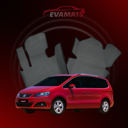 Dywaniki samochodowe EVAMATS do SEAT Alhambra 2 gen 2010-2020 rok MINIVAN