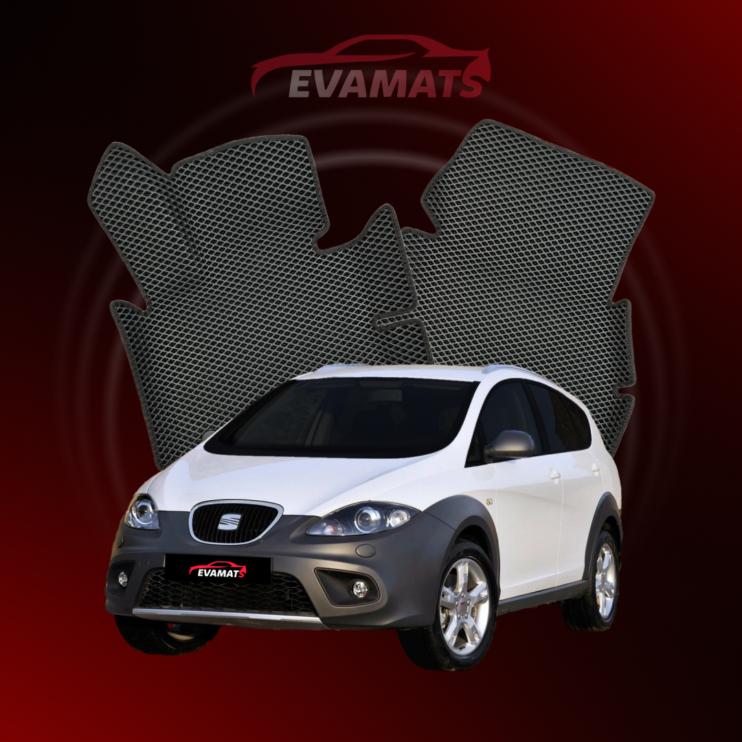 Dywaniki samochodowe EVAMATS do Seat Altea 1 gen 2004-2015 rok Minivan Freetrack