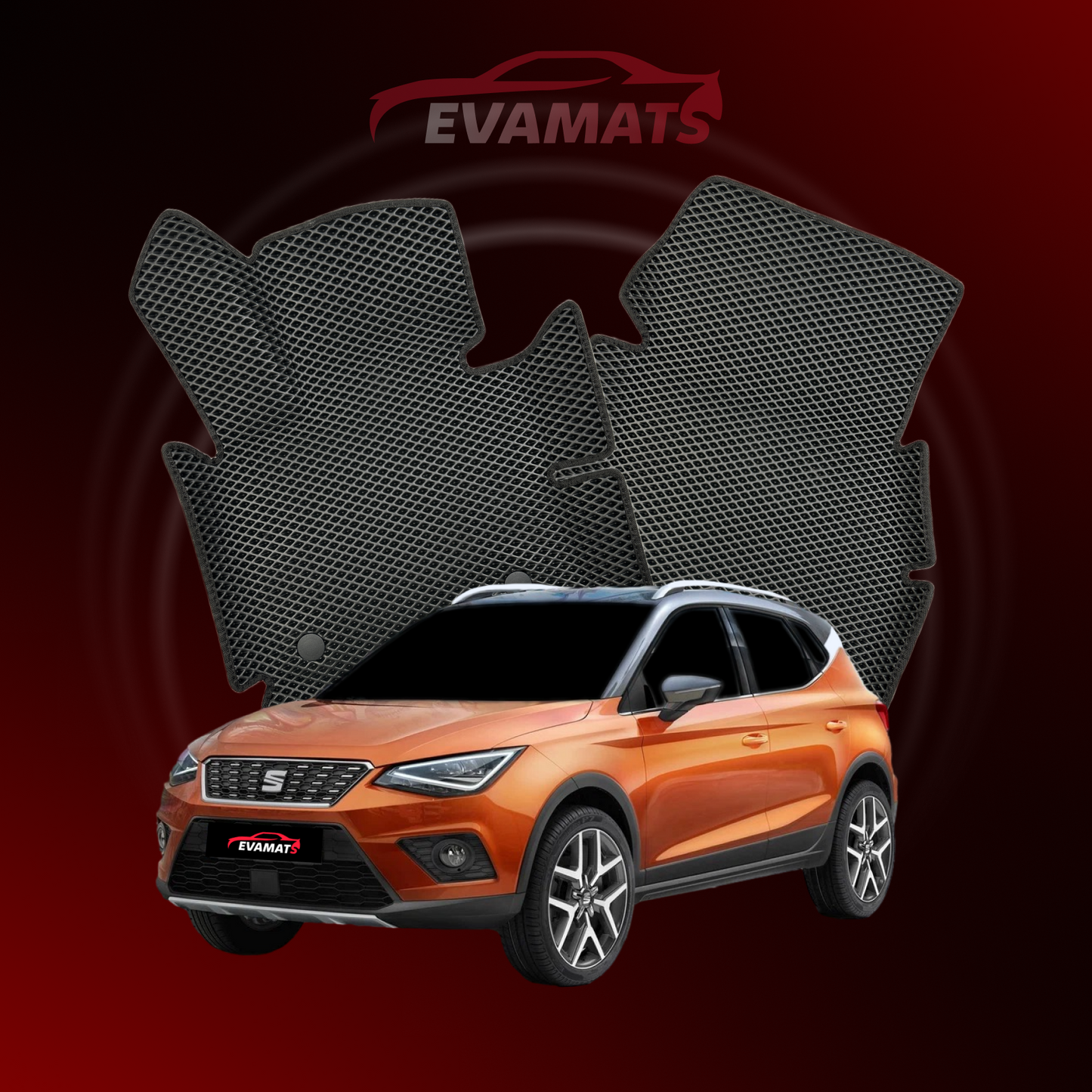 Dywaniki samochodowe EVAMATS do SEAT Arona 1 gen 2017-2025 rok SUV