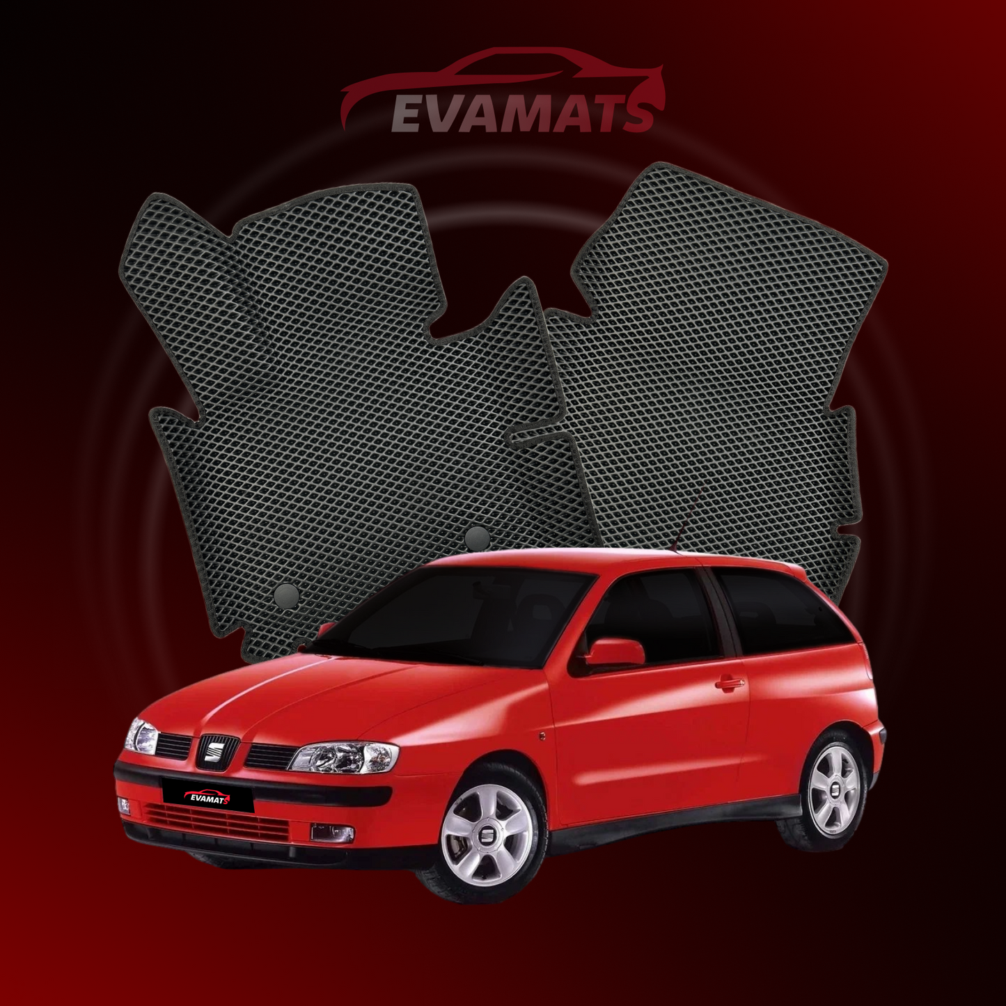 Автоковрики EVAMATS для SEAT Ibiza 2 ген. 1993-2002 р.в. ХЕТЧБЕК 3 дв.