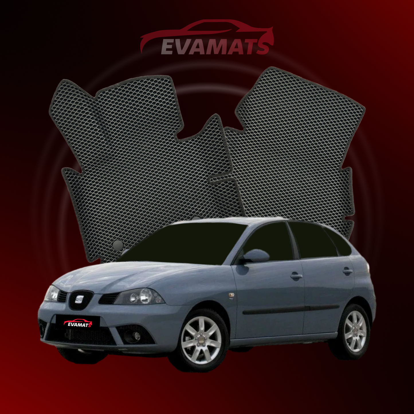 Автоковрики EVAMATS для SEAT Ibiza 3 gen 2001-2008 г.в. ХЕТЧБЕК 5 дв.