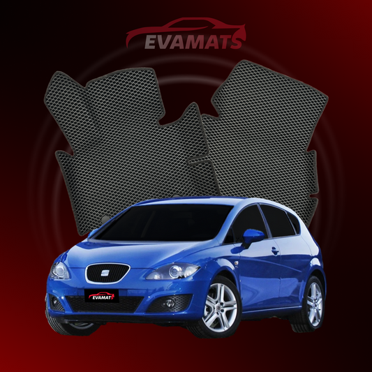 Dywaniki samochodowe EVAMATS do SEAT Leon 2 gen 2005-2012 rok HATCHBACK 5 drzwi