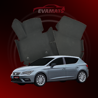 Dywaniki samochodowe EVAMATS do SEAT Leon 3 gen 2012-2020 rok HATCHBACK 5 drzwi