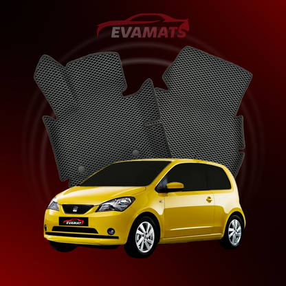 Dywaniki samochodowe EVAMATS do SEAT Mii 1 gen 2011-2023 rok HATCHBACK 3 drzwi