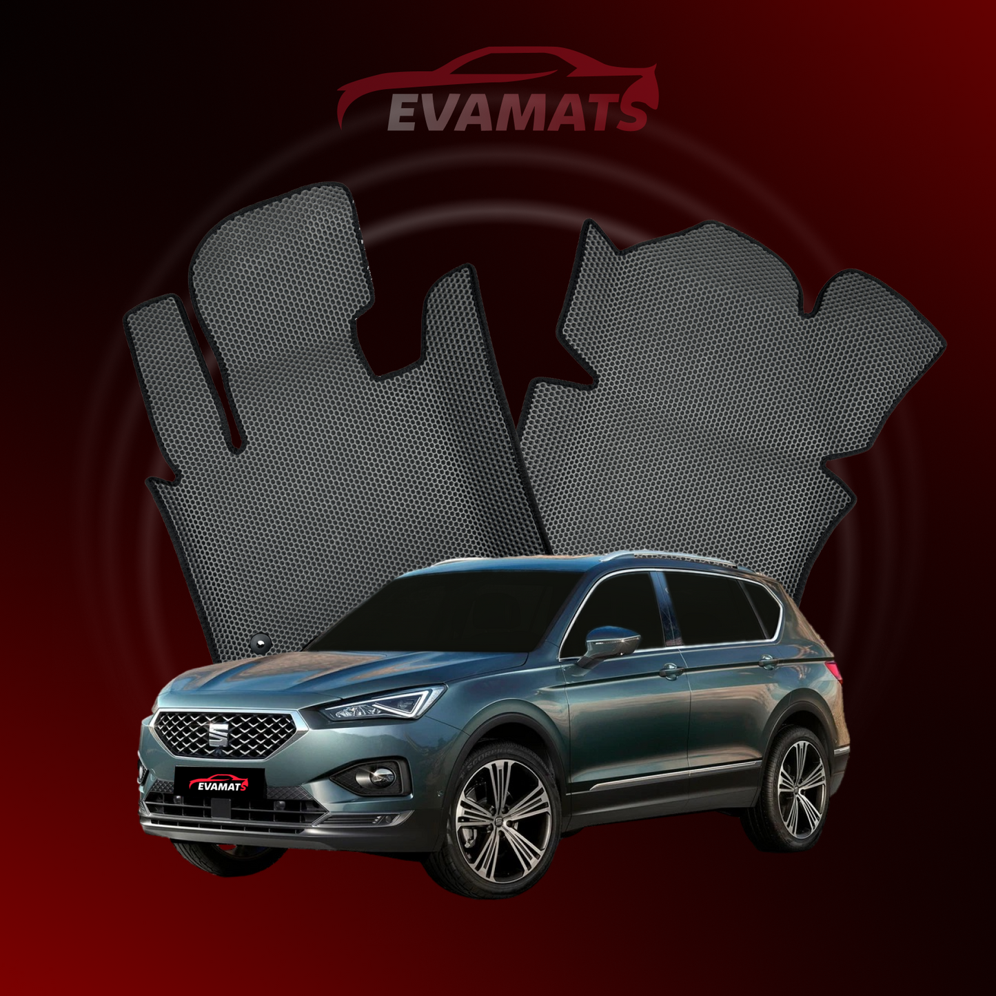 Автоковрики EVAMATS для SUV SEAT Tarraco 1-го покоління 2018-2025 р.в.