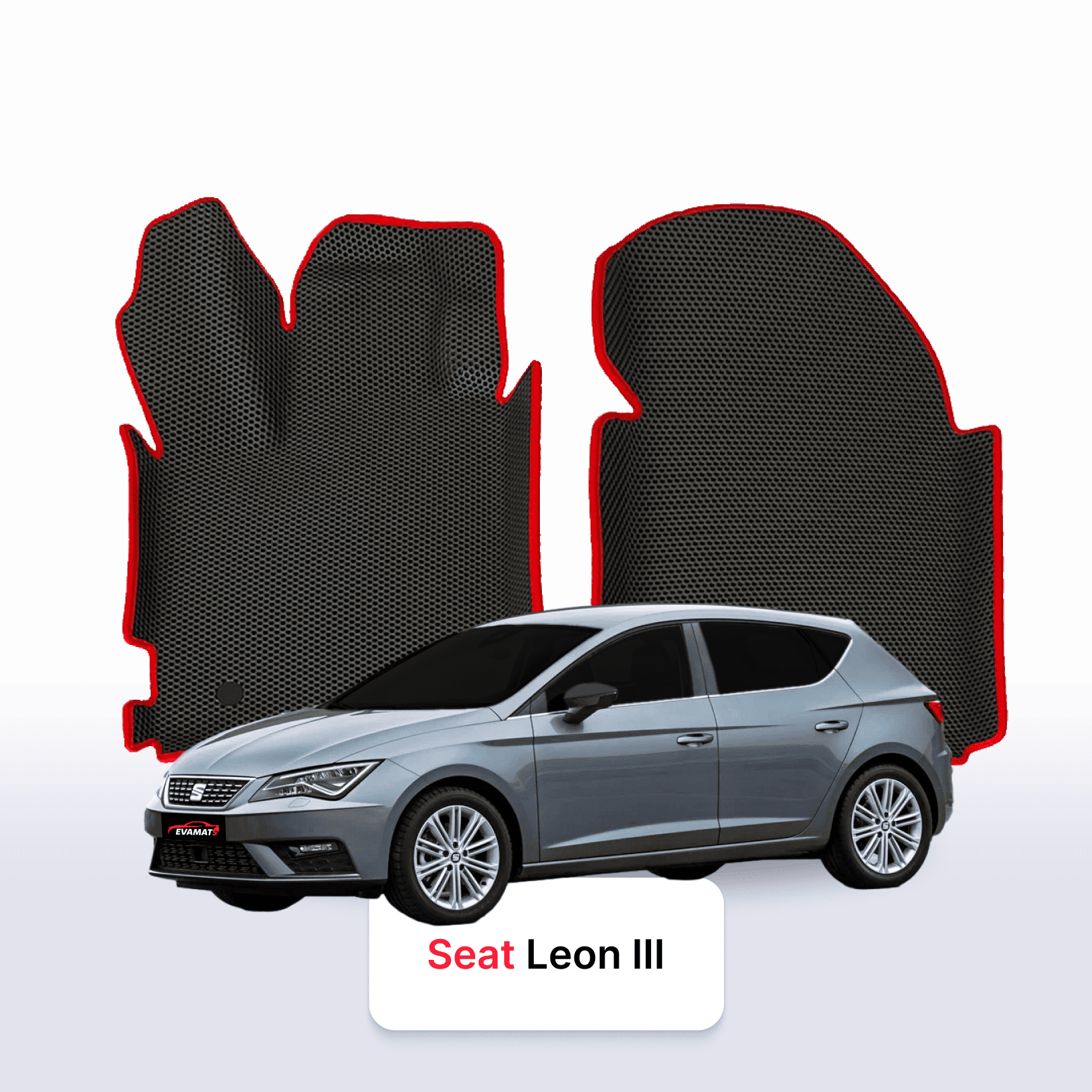 EVA Dywaniki samochodowe od EVA MATS 3D do SEAT Leon 3 gen 2012-2020 rok HATCHBACK 5 drzwi BENZYNA