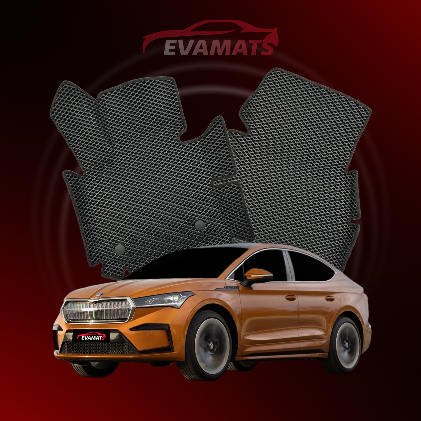 Dywaniki samochodowe EVAMATS do Skoda Enyaq COUPE 1 gen 2022-2025 rok SUV