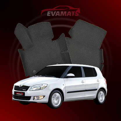 Автоковрики EVAMATS для Skoda Fabia 2 gen 2007-2014 г.в. ХЕТЧБЕК 5 дверей