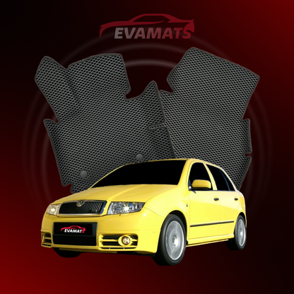 Коврики EVAMATS для Skoda Fabia RS 1-го поколения 2003-2006 года выпуска ХЭТЧБЕК 5 дверей