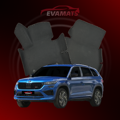 Dywaniki samochodowe EVAMATS do Skoda Kodiaq RS 1 gen 2018-2023 rok SUV