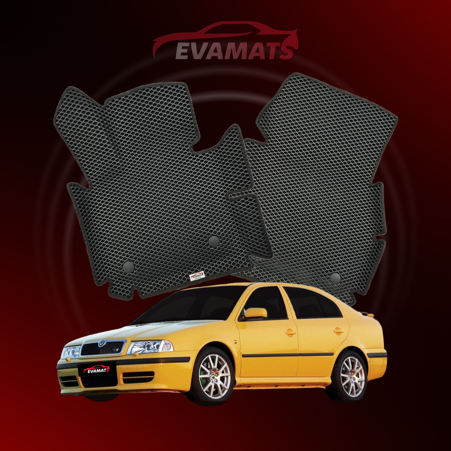 Коврики EVAMATS для Skoda Octavia RS(A4) 1-го поколения 2001-2006 г.в. LIFTBACK