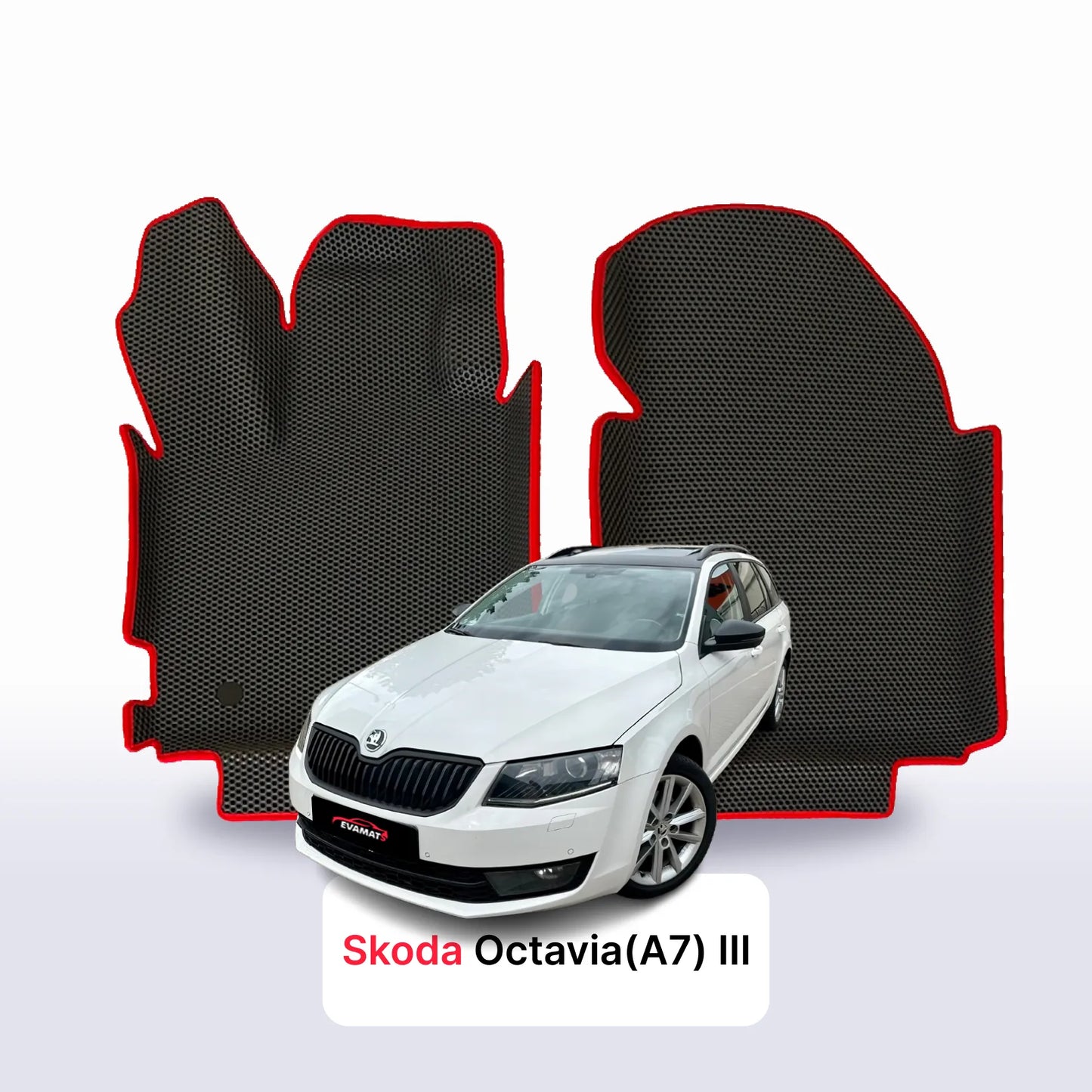 Автоковрики EVAMATS для Skoda Octavia(A7) 3 покоління 2013-2019 р. KOMBI