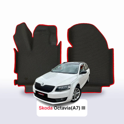 EVA Dywaniki samochodowe od EVA MATS 3D do Skoda Octavia(A7) przedlift 3 gen 2012-2016 rok KOMBI BENZYNA + Podpiętka EVAMATS