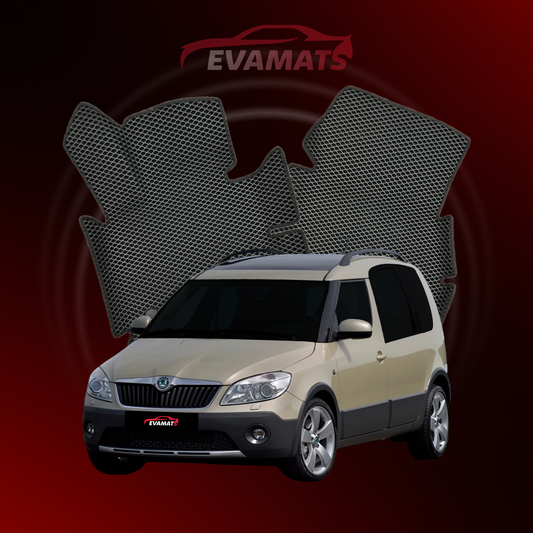 Dywaniki samochodowe EVAMATS do Skoda Roomster Scout(5J) 1 gen 2006-2015 rok MINIVAN