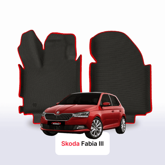 EVA Dywaniki samochodowe od EVA MATS 3D do Skoda Fabia 3 gen 2014-2021 rok Hatchback 5 drzwi BENZYNA