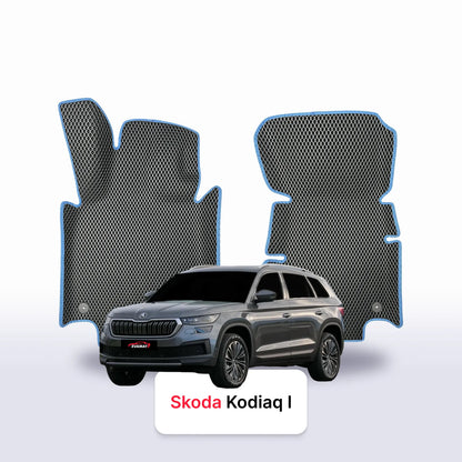 Автоковрики EVAMATS для позашляховика Skoda Kodiaq 1-го покоління 2016-2024 р.в.