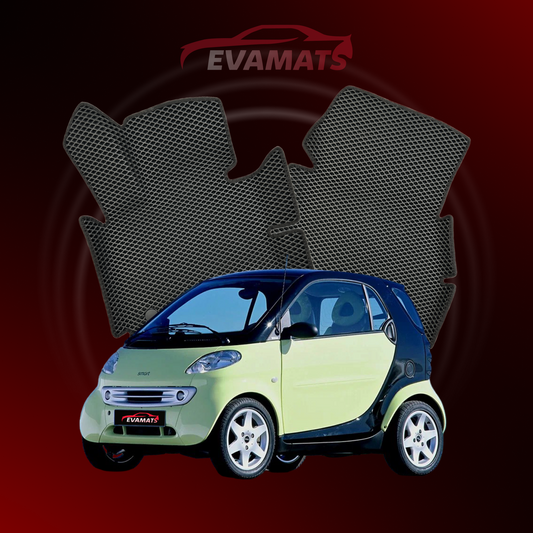 Dywaniki samochodowe 3D EVAMATS do Smart Fortwo 1 gen 1998-2007 rok HATCHBACK 3 drzwi