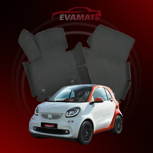 Dywaniki samochodowe 3D EVAMATS do Smart Fortwo 3 gen 2014-2023 rok HATCHBACK 3 drzwi