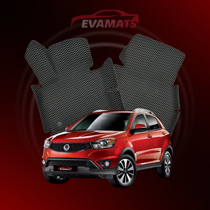 Dywaniki samochodowe EVAMATS do SsangYong Korando 3 gen 2010-2019 rok SUV 5 drzwi