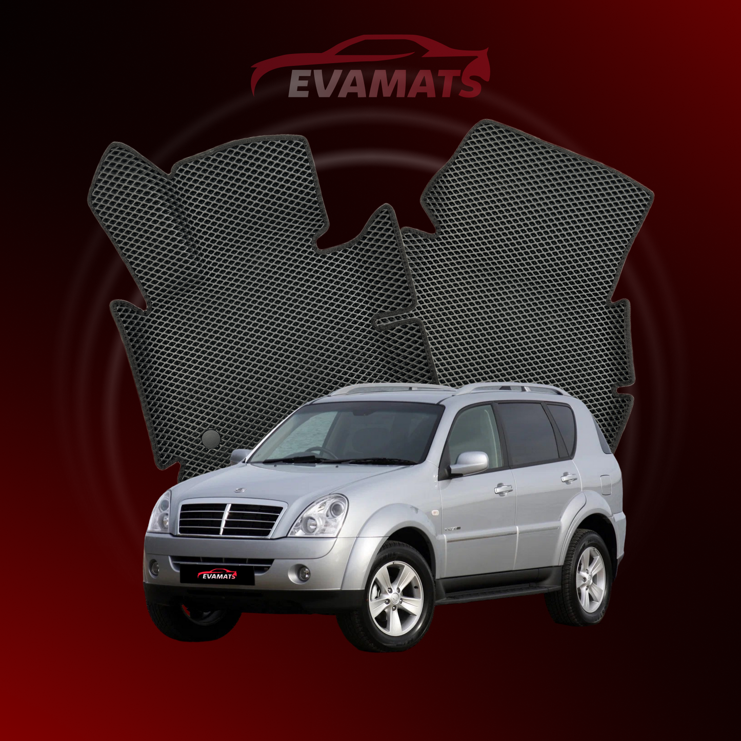 Dywaniki samochodowe EVAMATS do SsangYong Rexton 2 gen 2006-2012 rok SUV 5 drzwi