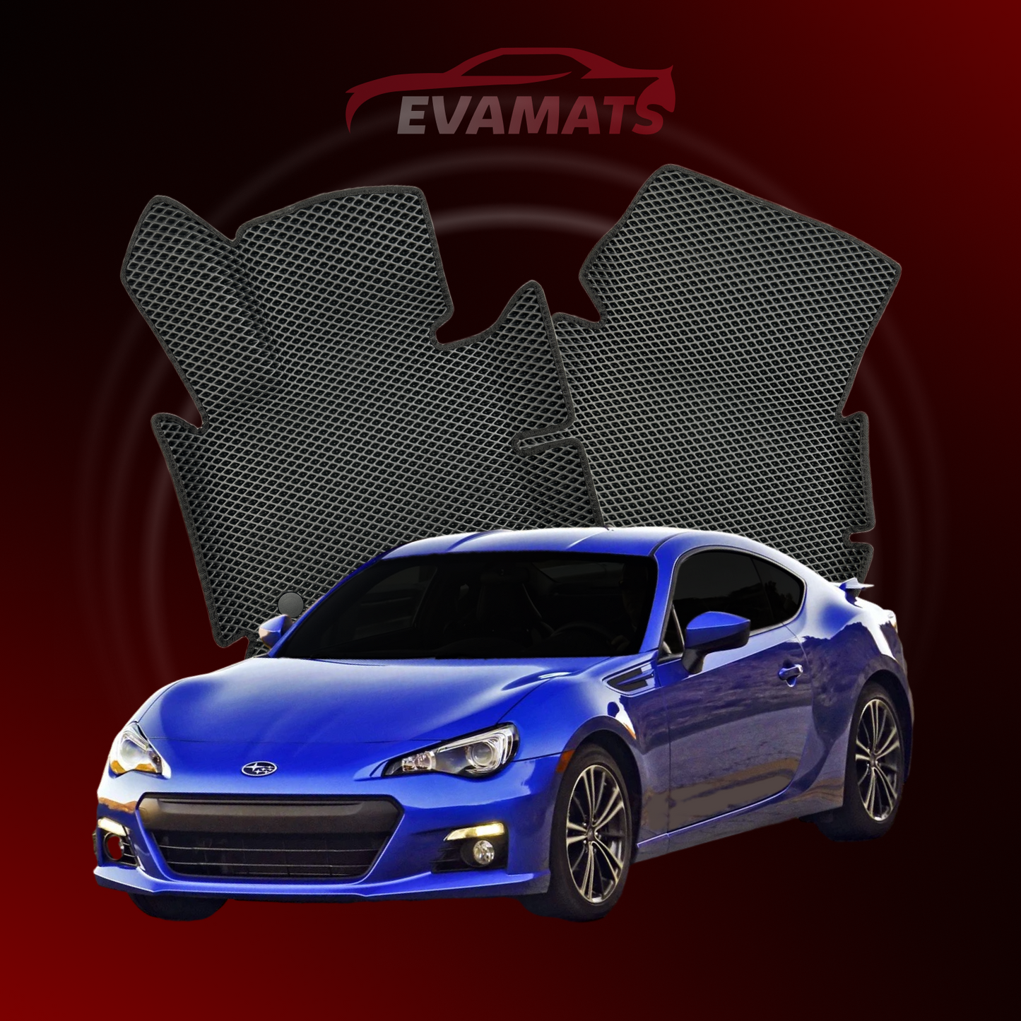 Dywaniki samochodowe EVAMATS do Subaru BRZ(ER) 1 gen 2012-2020 rok COUPE