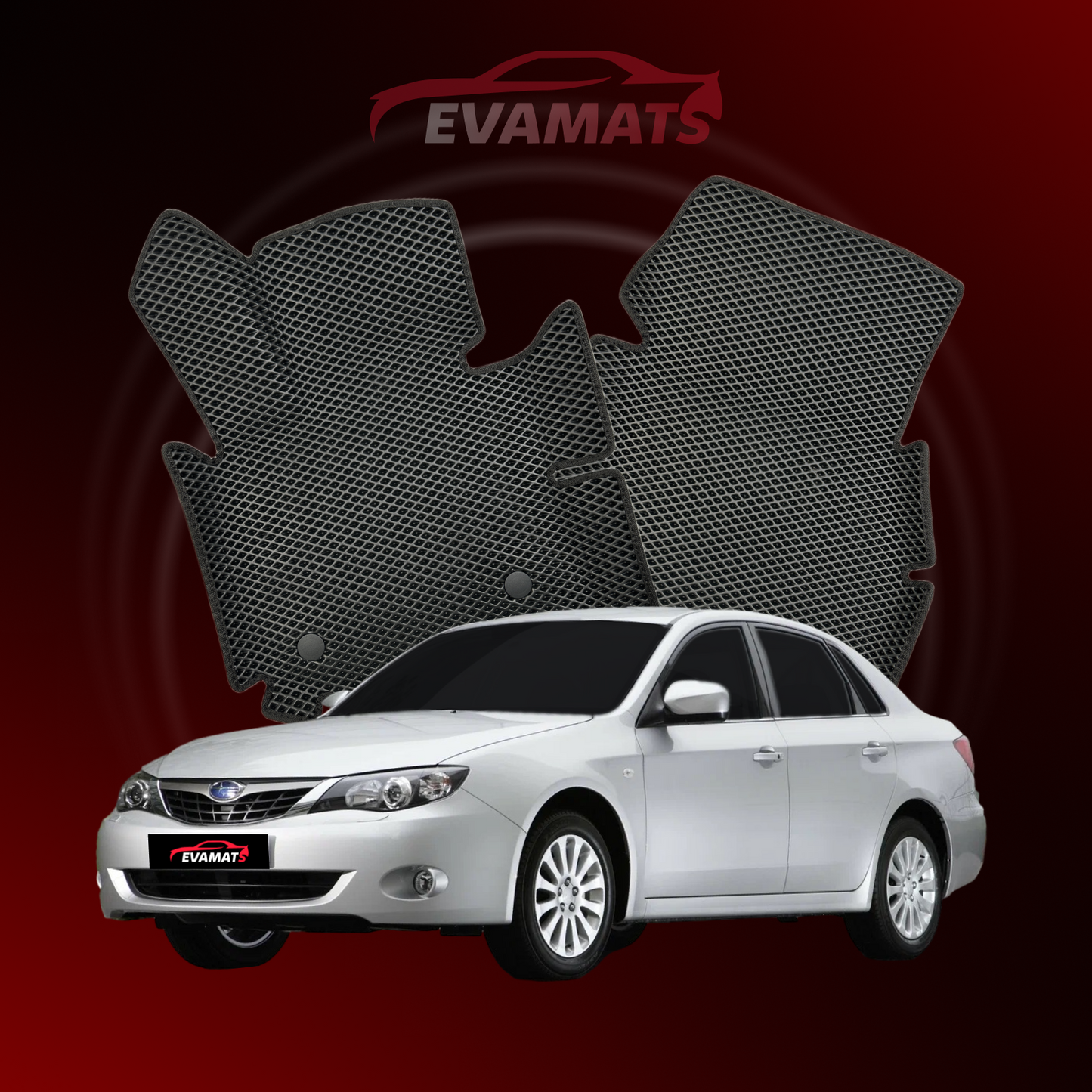 Dywaniki samochodowe EVAMATS do Subaru Impreza 3 gen 2007-2011 rok SEDAN