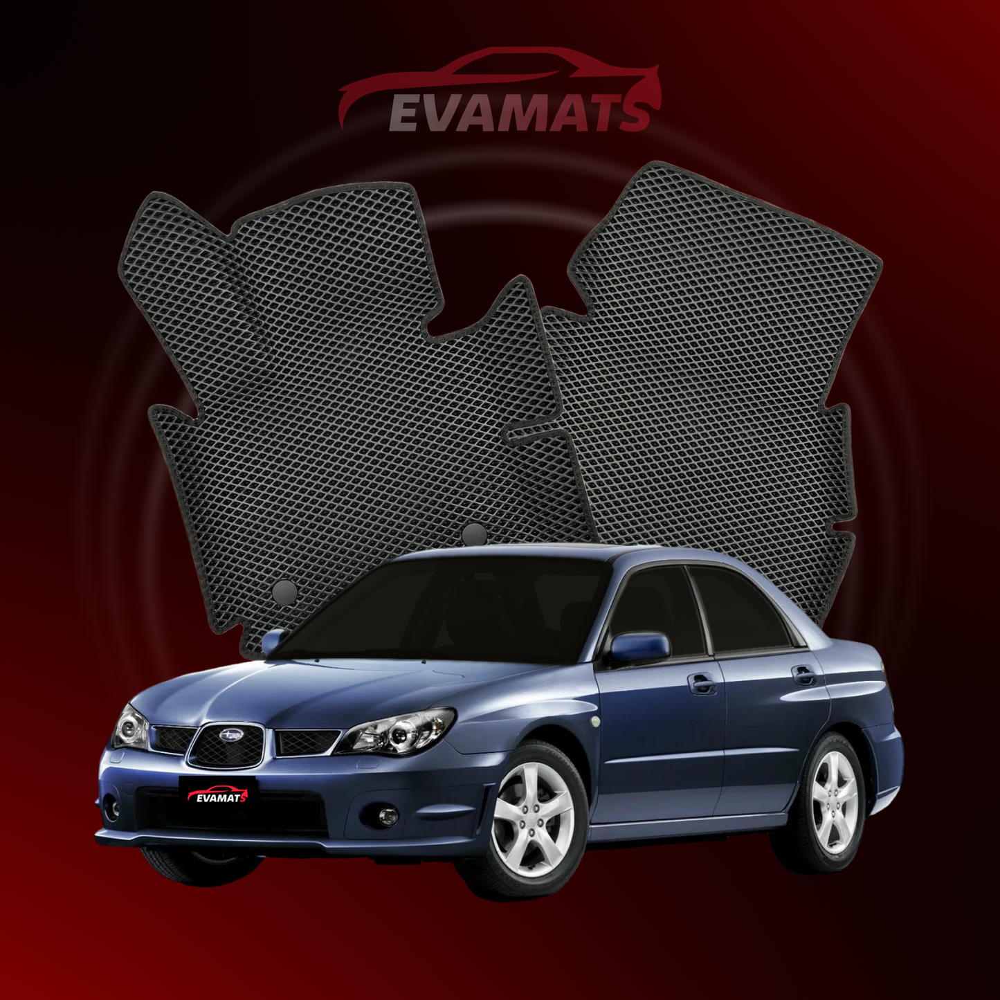 Dywaniki samochodowe EVAMATS do Subaru Impreza(GD) 2 gen 2000-2007 rok SEDAN