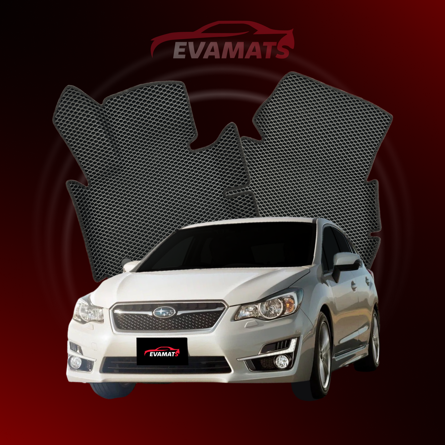Dywaniki samochodowe EVAMATS do Subaru Impreza (GP)4 gen 2011-2016 rok HATCHBACK 5 drzwi