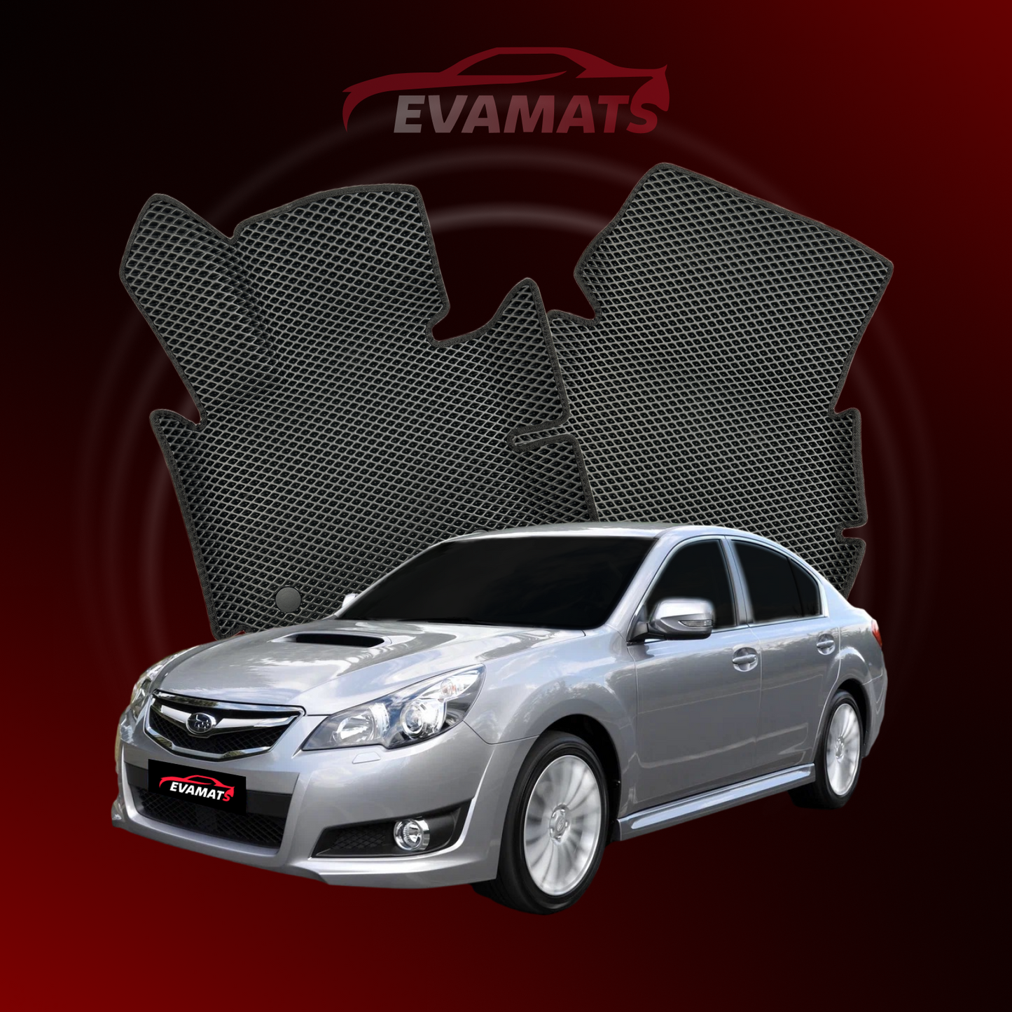 Dywaniki samochodowe EVAMATS do Subaru Legacy 5 gen 2009-2014 rok SEDAN