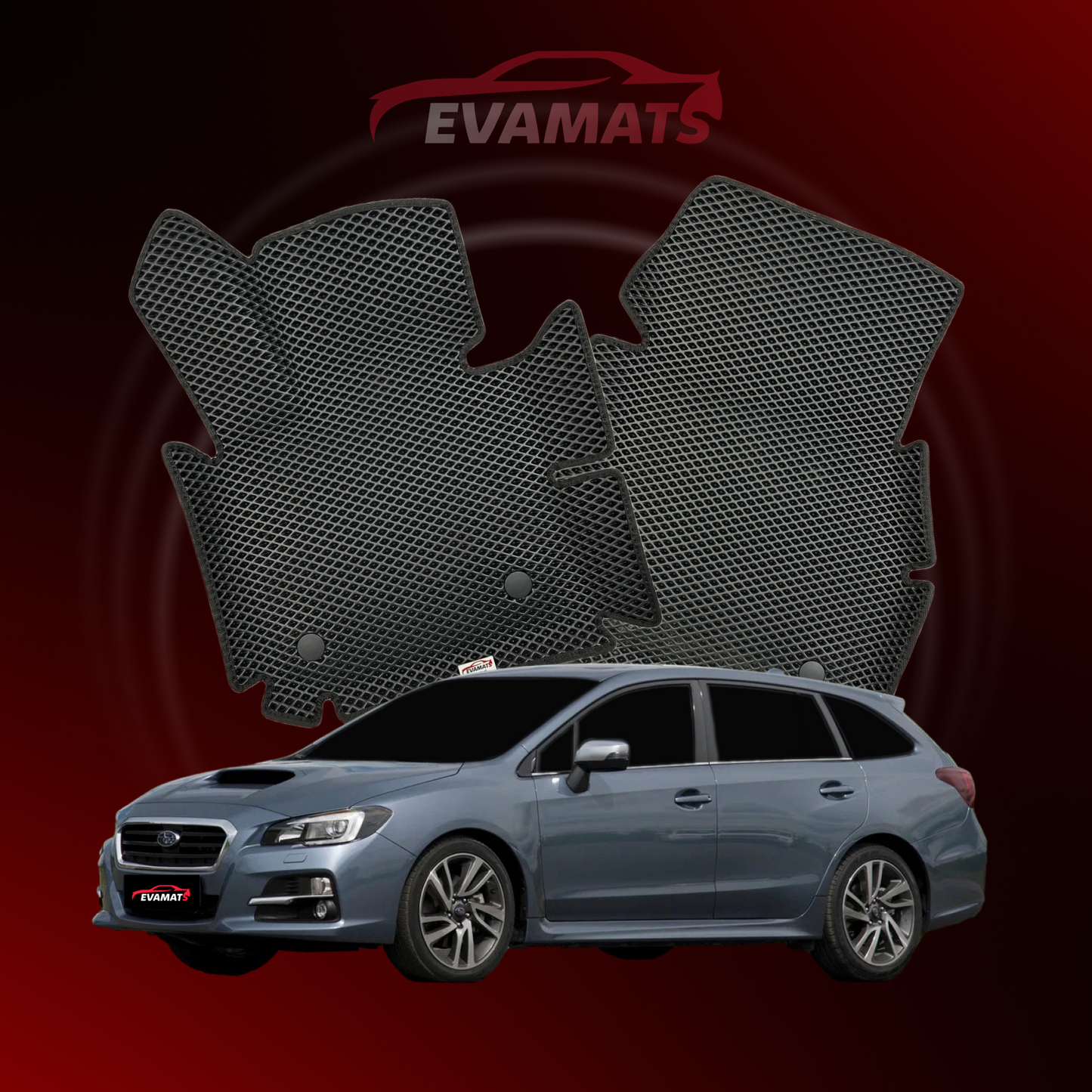 Dywaniki samochodowe 3D EVAMATS do Subaru Levorg 1 gen 2014-2020 rok KOMBI