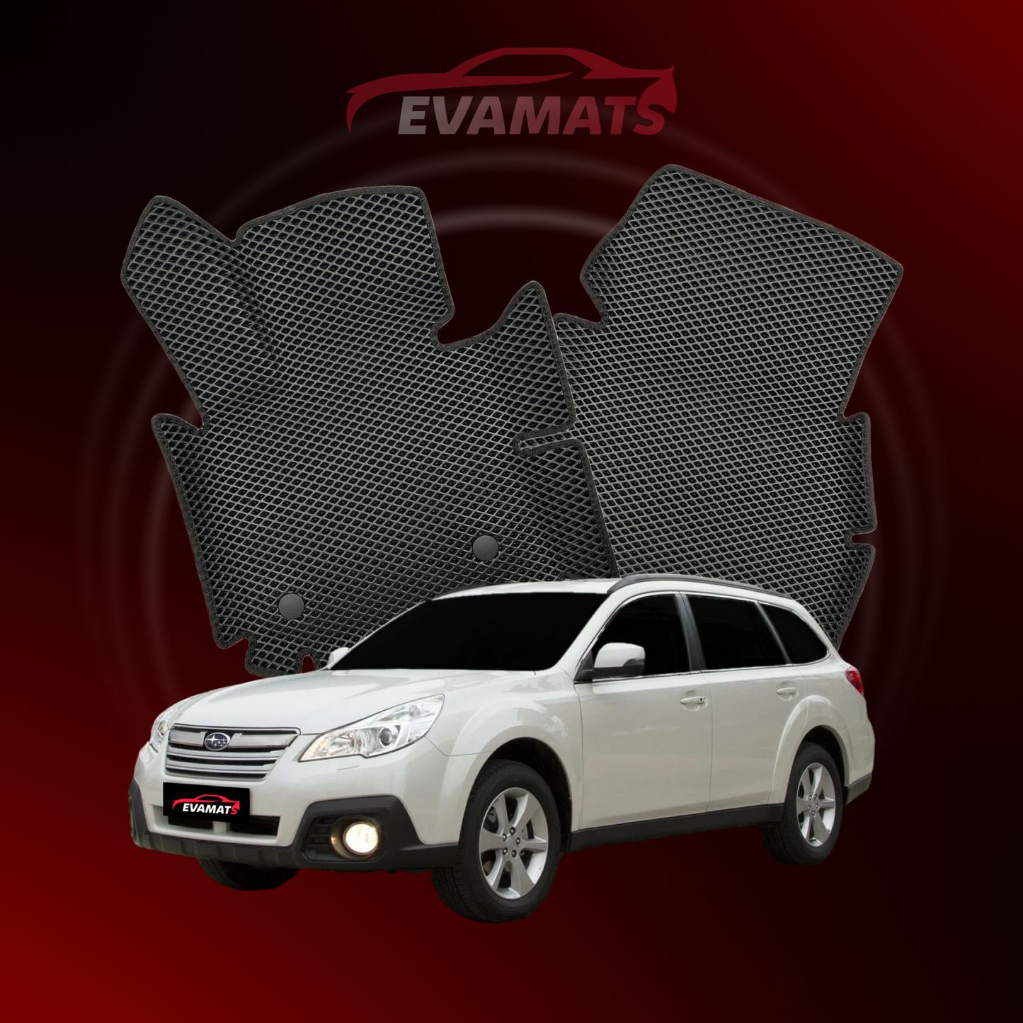 Dywaniki samochodowe EVAMATS do Subaru Outback 4 gen 2009-2014 rok KOMBI