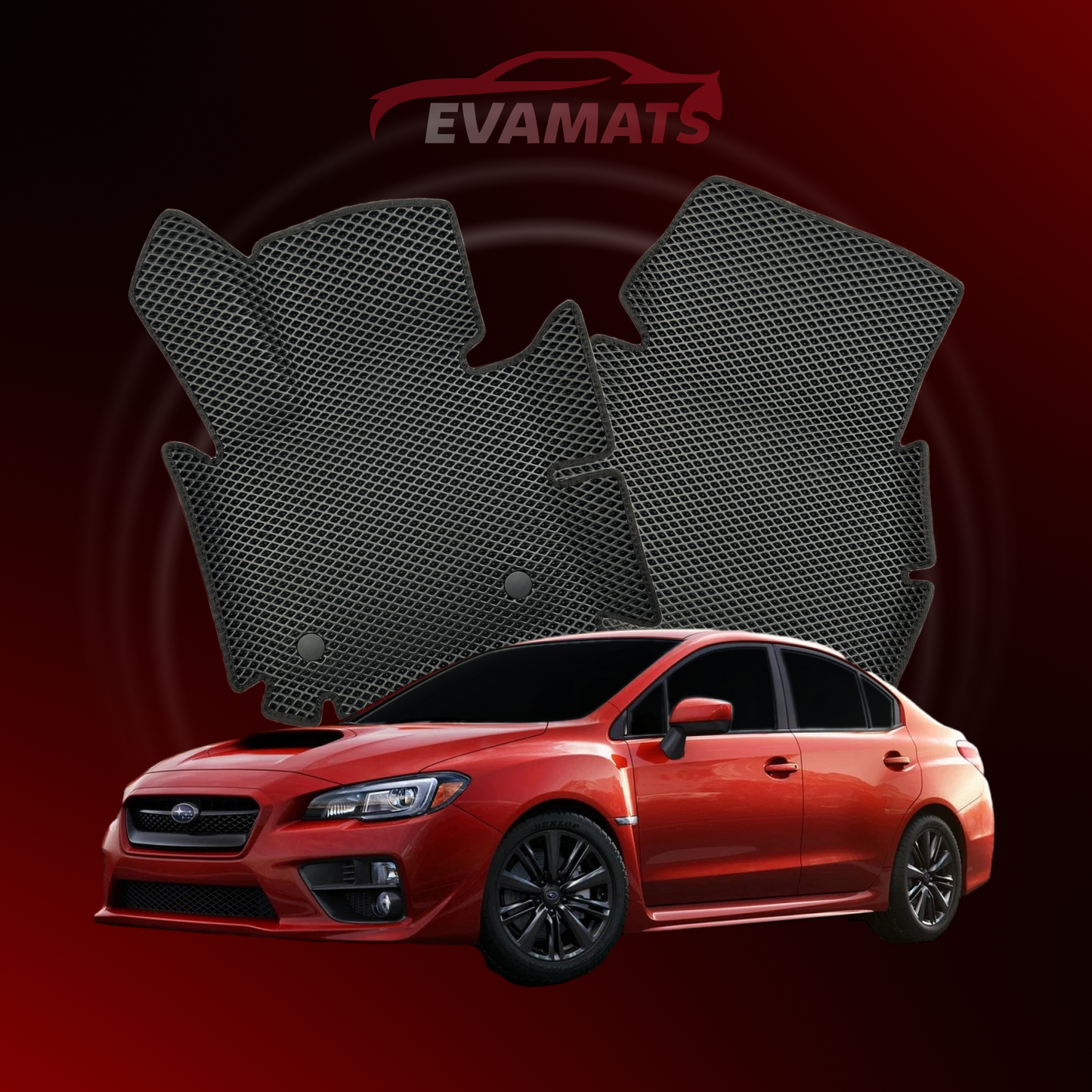 Dywaniki samochodowe 3D EVAMATS do Subaru WRX 1 gen 2014-2021 rok SEDAN