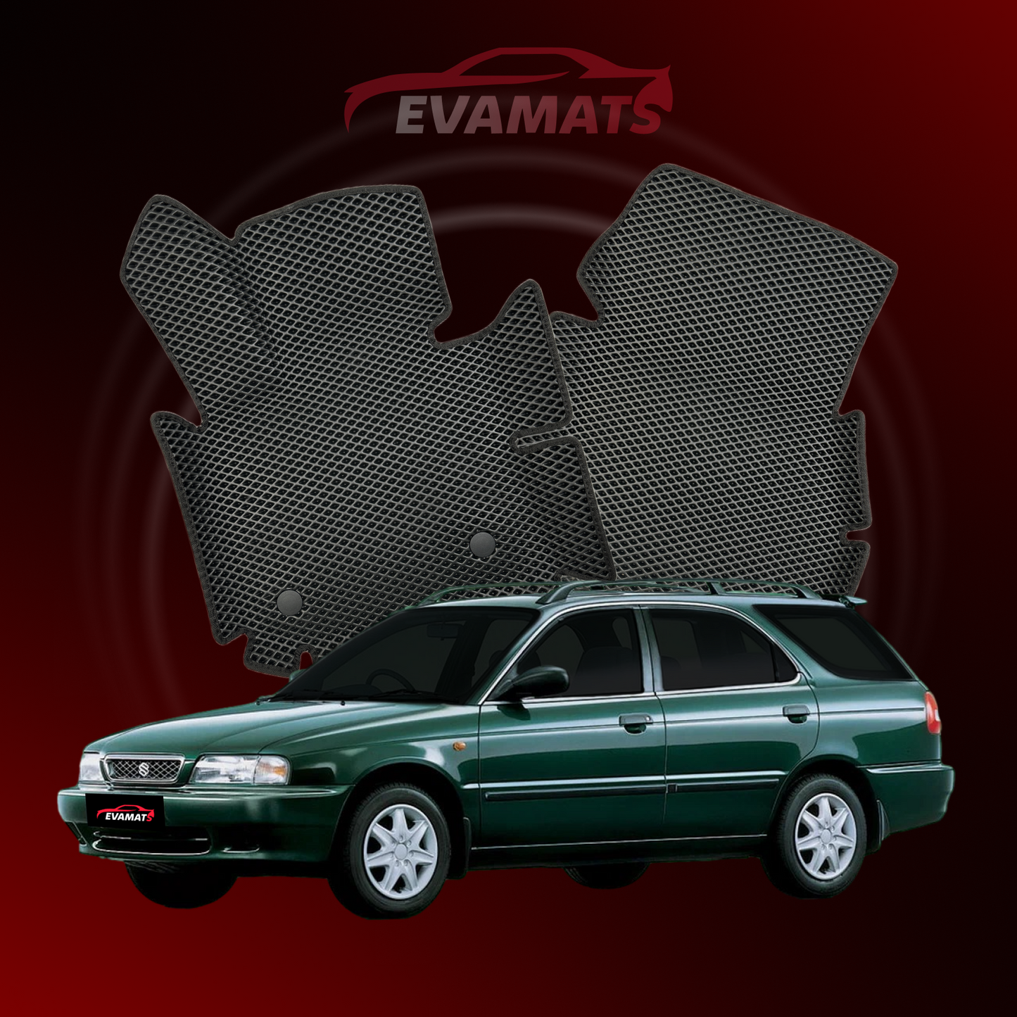 Dywaniki samochodowe EVAMATS do Suzuki Baleno 1 gen 1995-2002 rok KOMBI