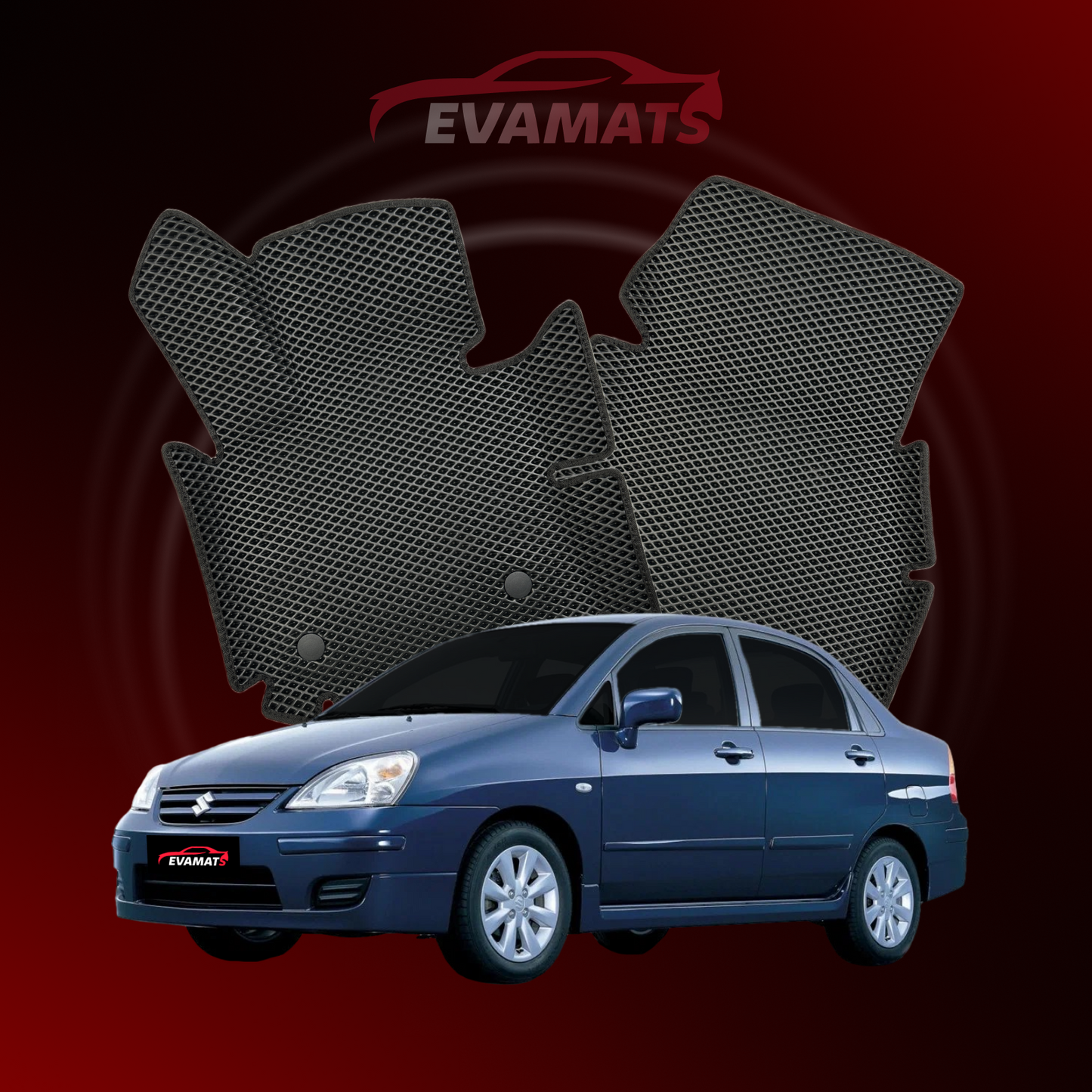 Автоковрики EVAMATS для Suzuki Liana(ER) 1 покоління 2001-2008 СЕДАН