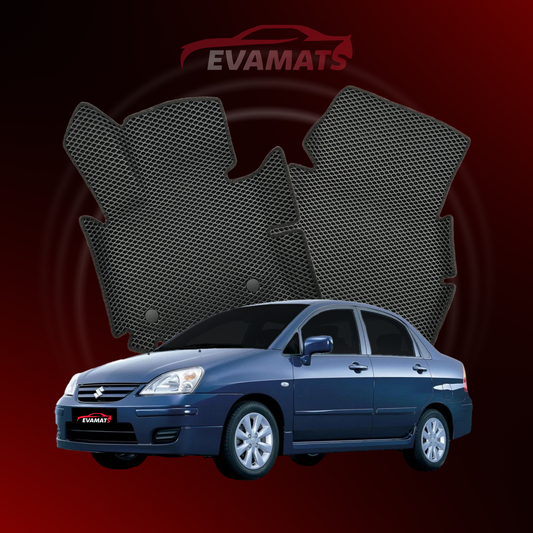 Dywaniki samochodowe EVAMATS do Suzuki Liana(ER) 1 gen 2001-2008 rok SEDAN