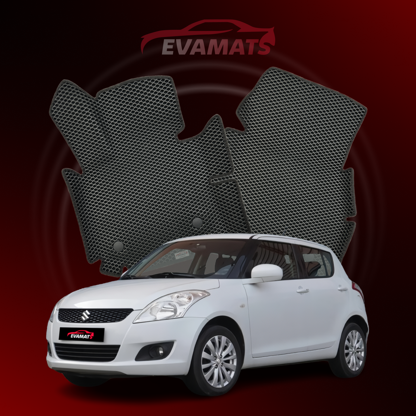 Dywaniki samochodowe EVAMATS do Suzuki Swift 4 gen 2011-2017 rok HATCHBACK 5 drzwi