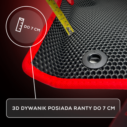 Dywaniki samochodowe EVAMATS do Dodge RAM(DSDJ) 4 gen 2008-2019 rok PICK-UP z poedyncza kabina