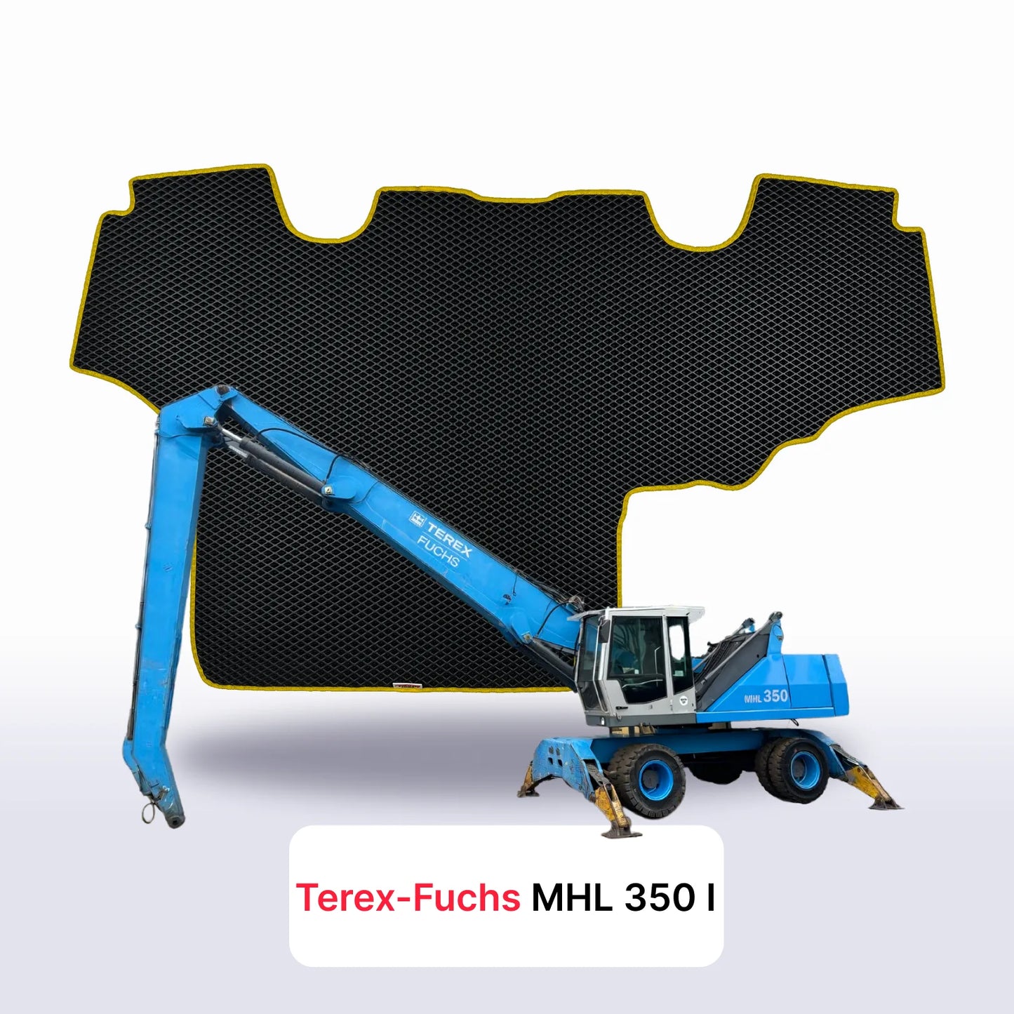 EVA Dywaniki samochodowe od EVA MATS 3D do Terex-Fuchs MHL 350 1 gen 2007-2027 rok KOPARKA