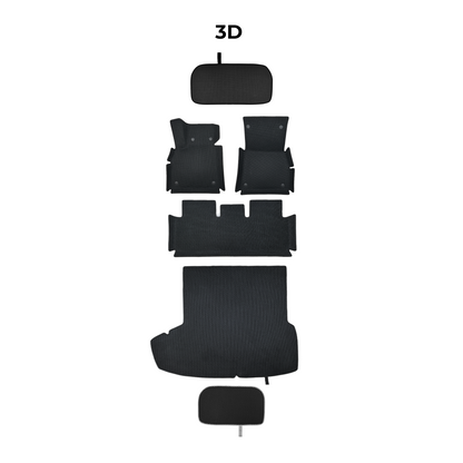 Dywaniki samochodowe EVAMATS do Tesla Model 3(Perfomance) 1 gen 2017-2025 rok SEDAN