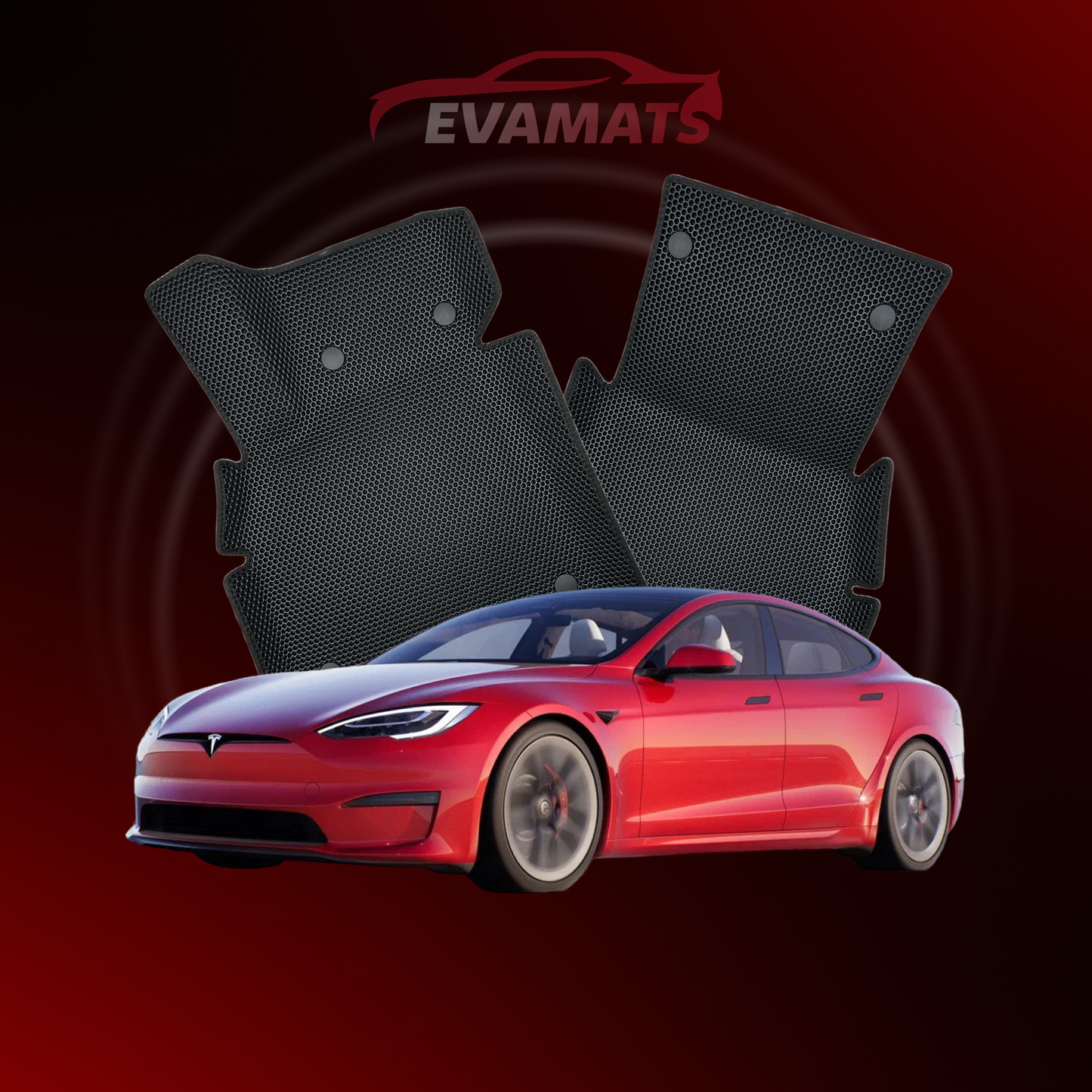 Dywaniki samochodowe EVAMATS do Tesla Model S (S85D Long Range) 1 gen 2012-2023 rok LIFTBACK
