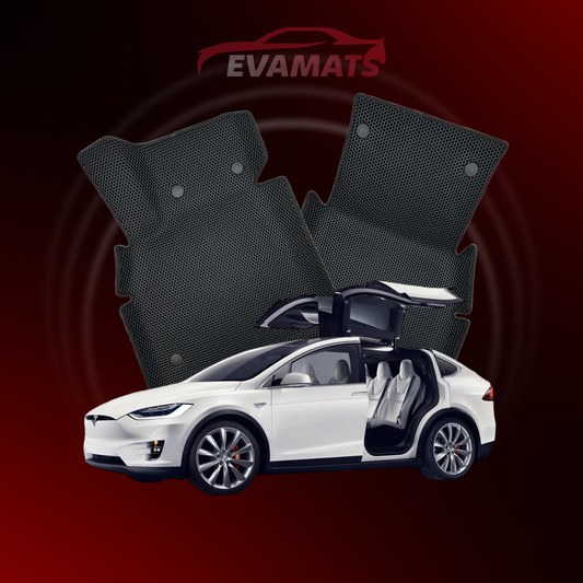 Dywaniki samochodowe EVAMATS do Tesla Model X 1 gen 2015-2023 rok Electro SUV 5 os.