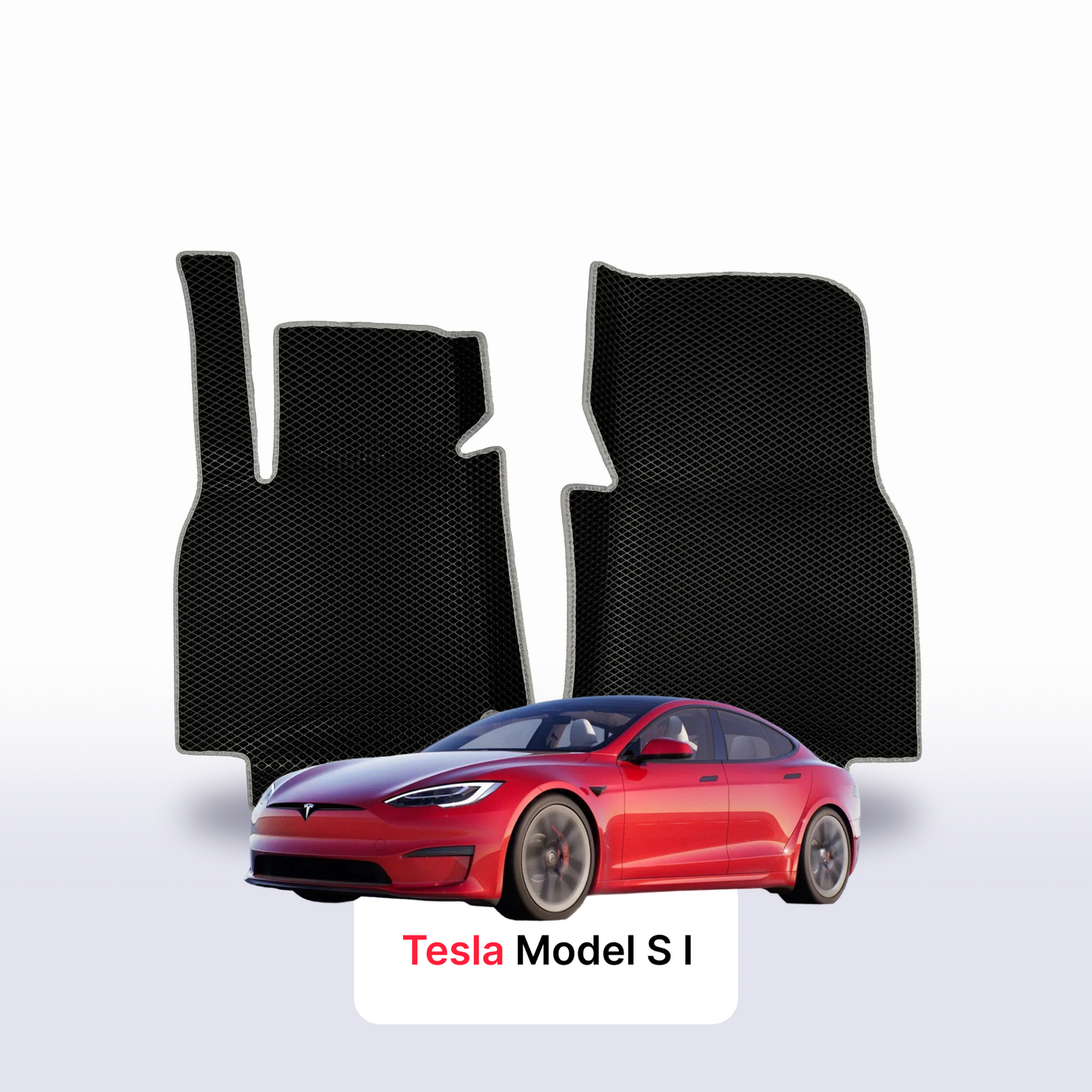 Dywaniki samochodowe 3D EVAMATS do Tesla Model S (100D) 1 gen 2012-2025 rok LIFTBACK