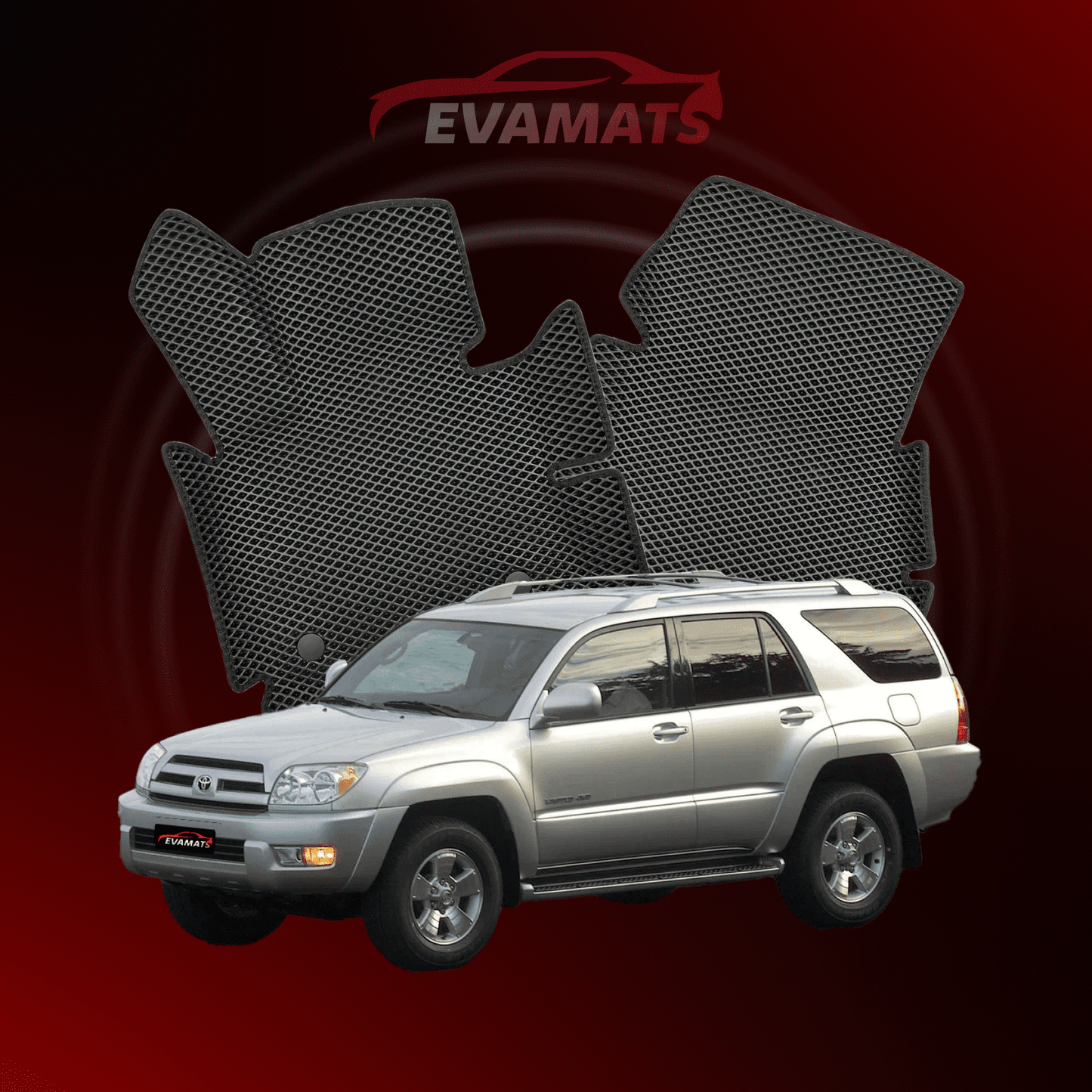 Коврики EVAMATS для внедорожника Toyota 4Runner 4 gen 2002-2009 года выпуска 5 дверей