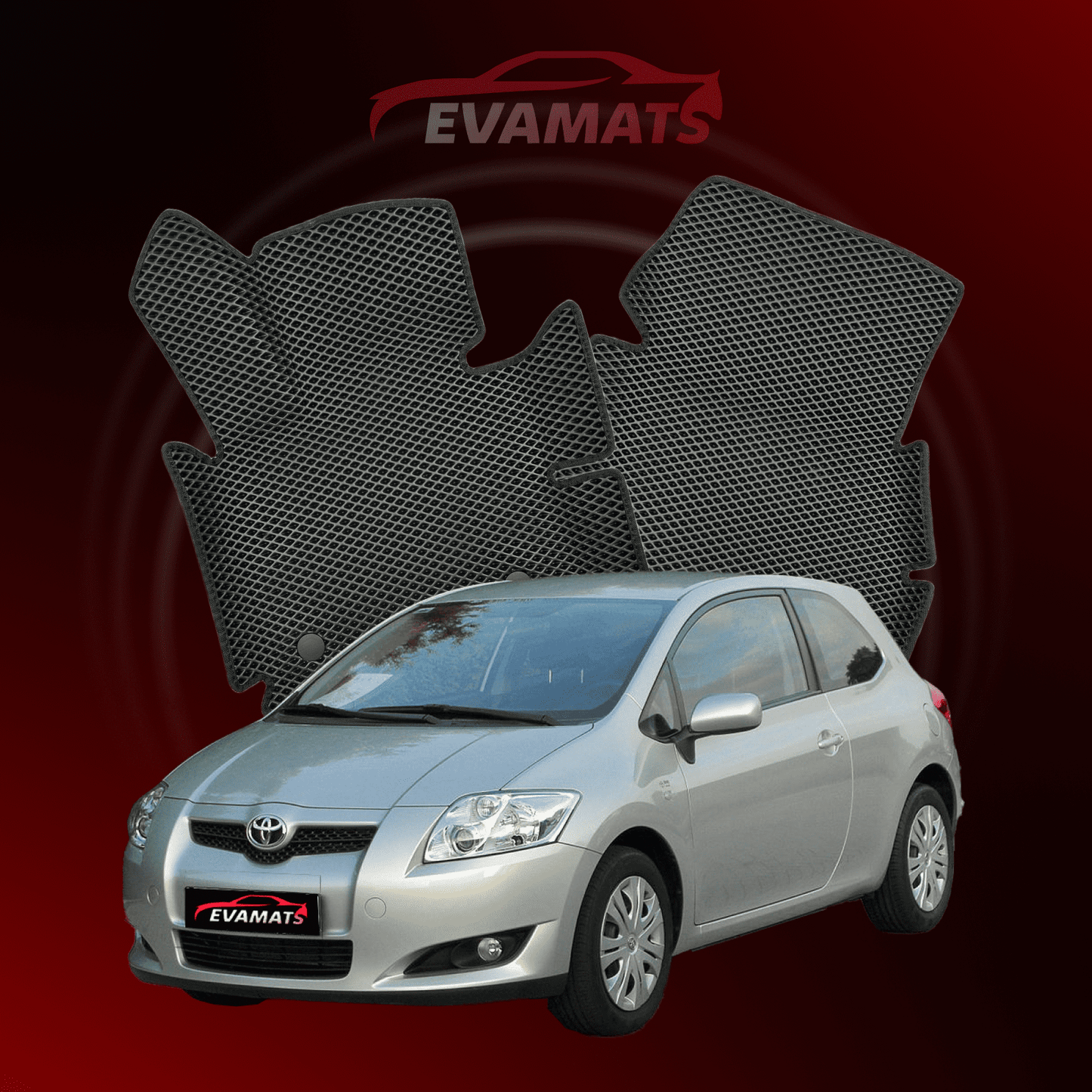 Dywaniki samochodowe EVAMATS do Toyota Auris 1 gen 2006-2012 rok HATCHBACK 3 drzwi