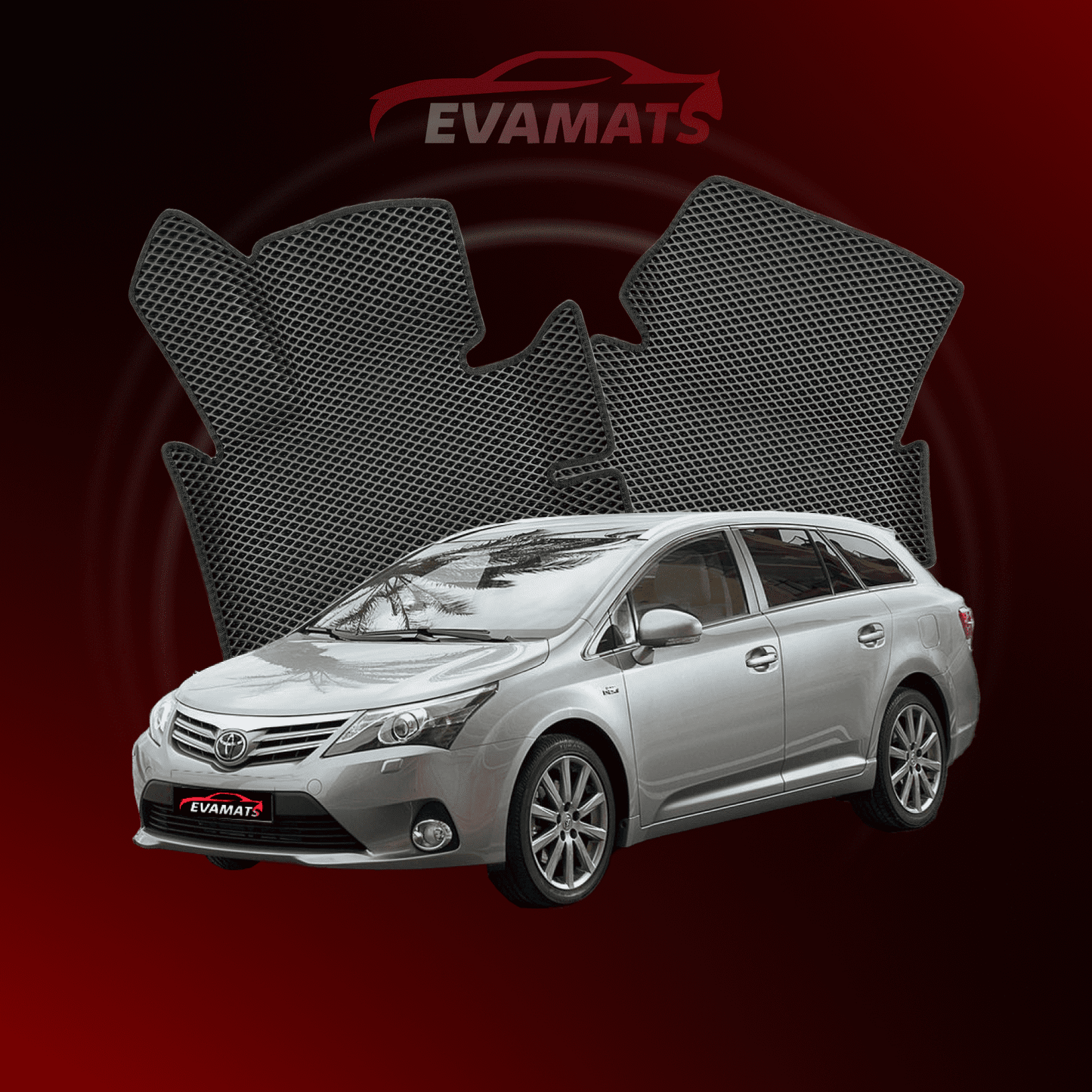 Коврики ЭВАМАТС для Toyota Avensis 3 поколения 2008-2018 года выпуска КОМБИ