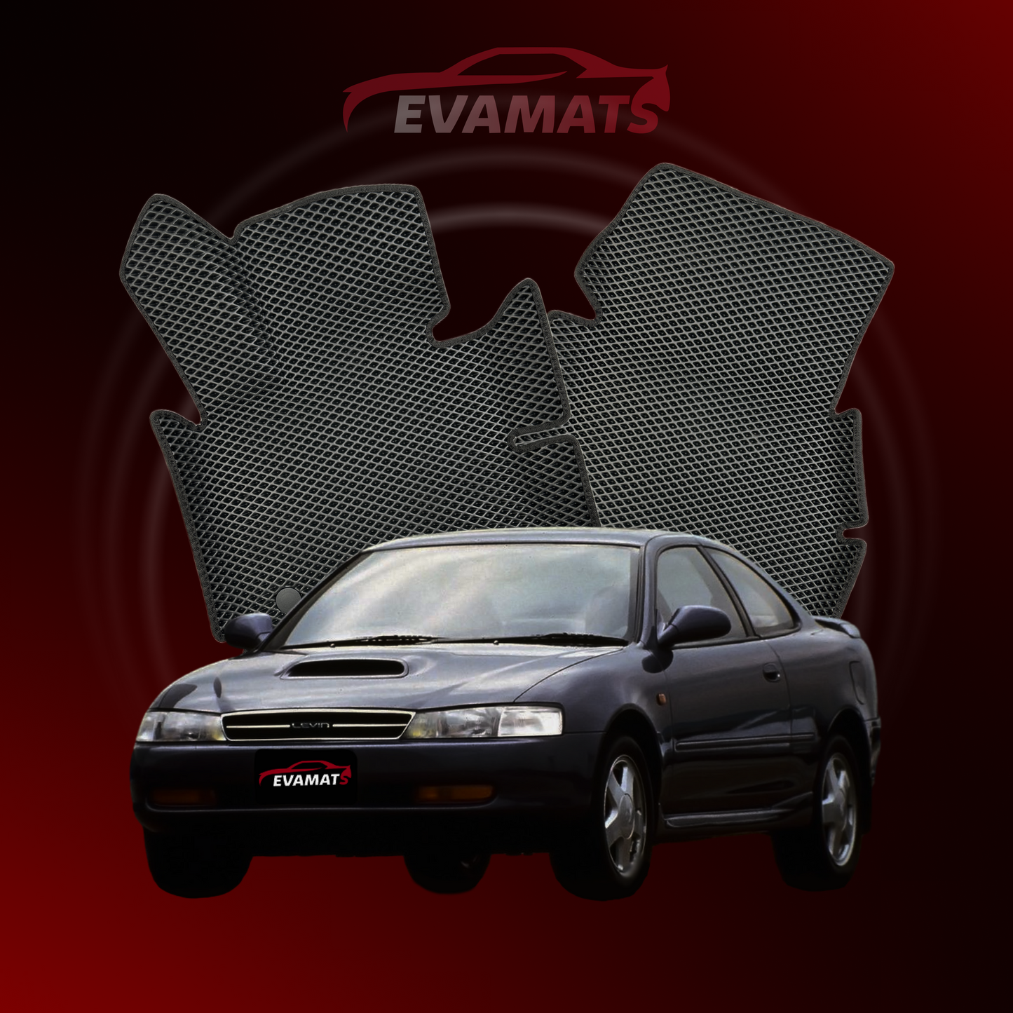 Автоковрики EVAMATS для Toyota Corolla 7 gen 1991-2000 р.р. COUPE