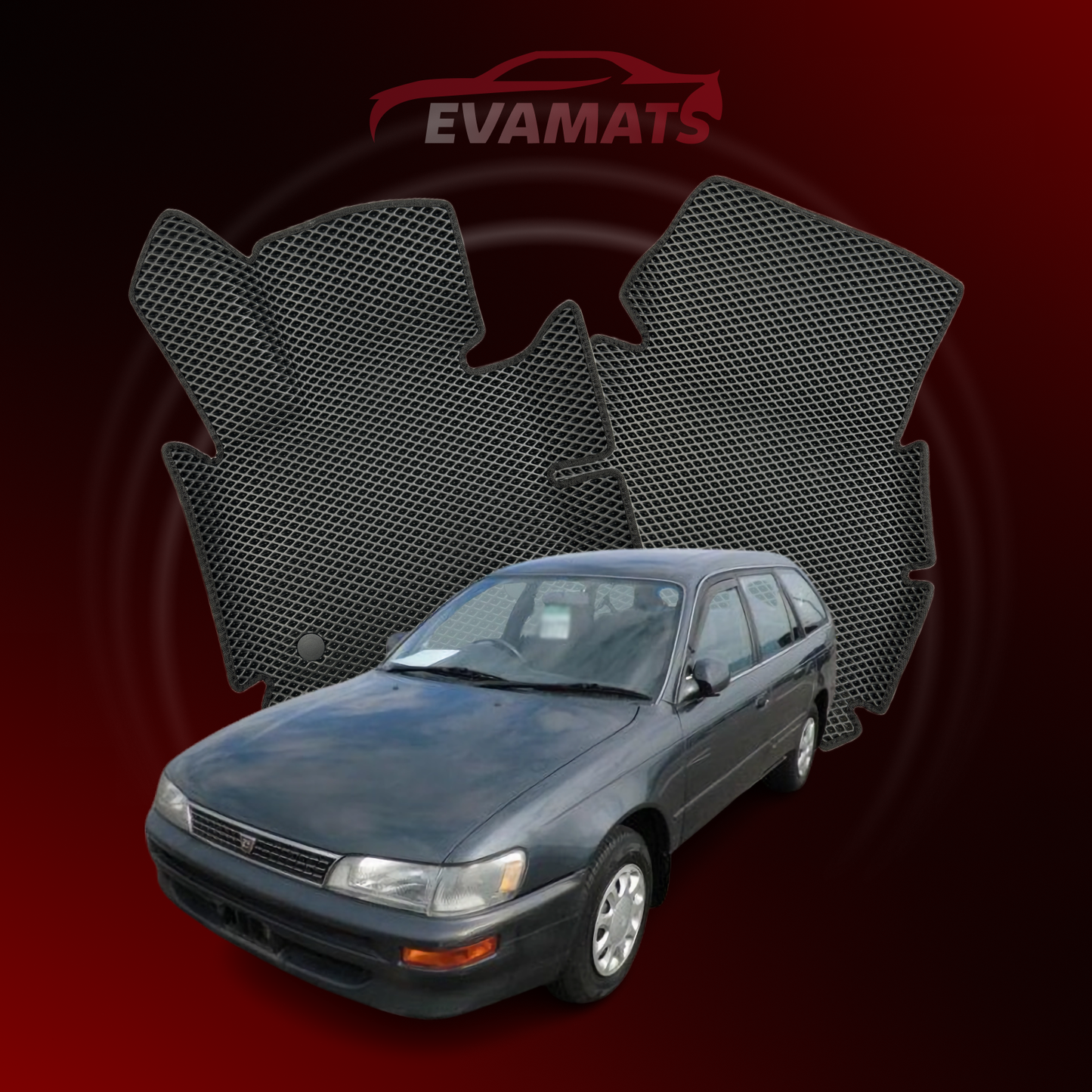 Автоковрики EVAMATS для Toyota Corolla 7 покоління 1991-2000 р. KOMBI