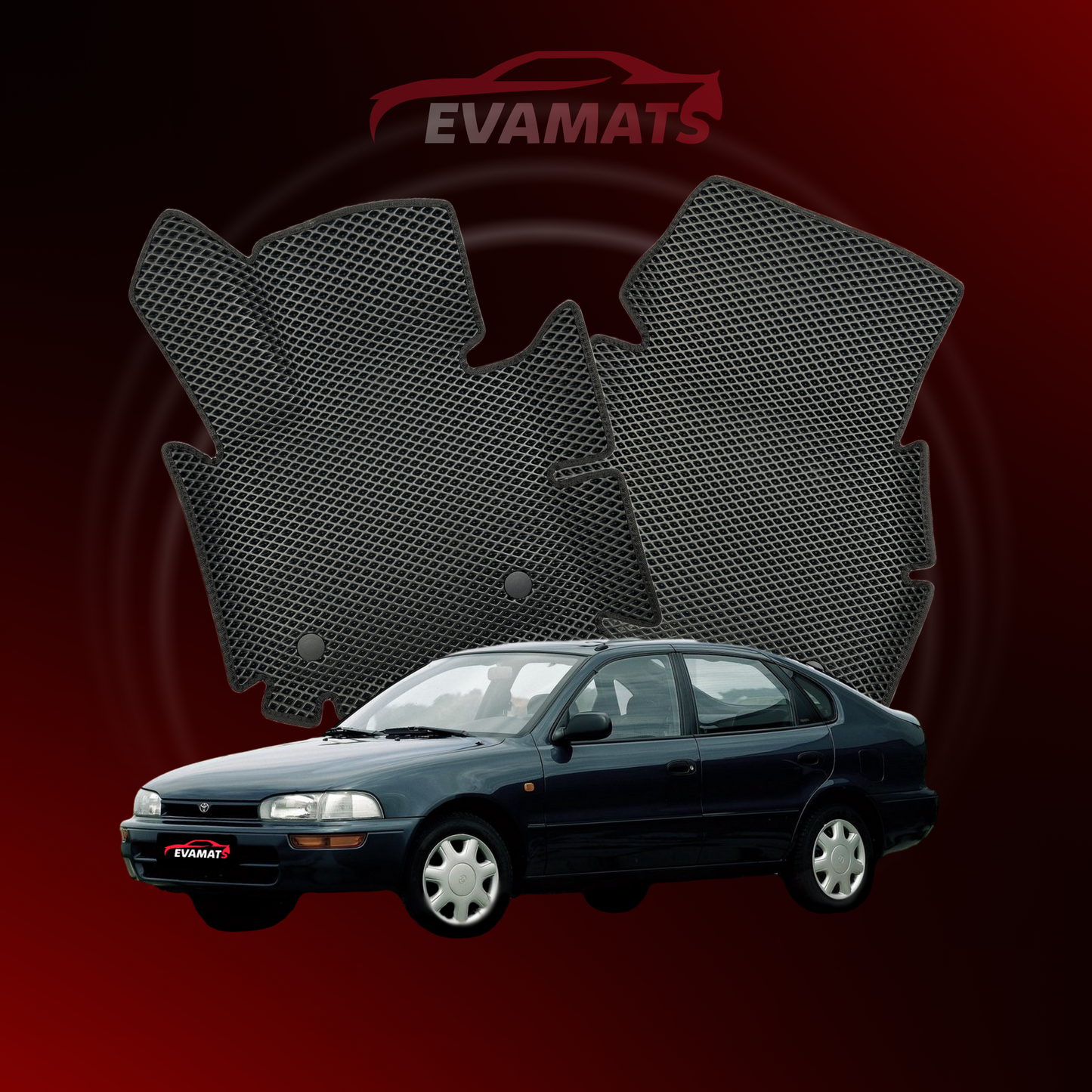 Автоковрики EVAMATS для Toyota Corolla 7 gen 1991-2000 р.р. LIFTBACK