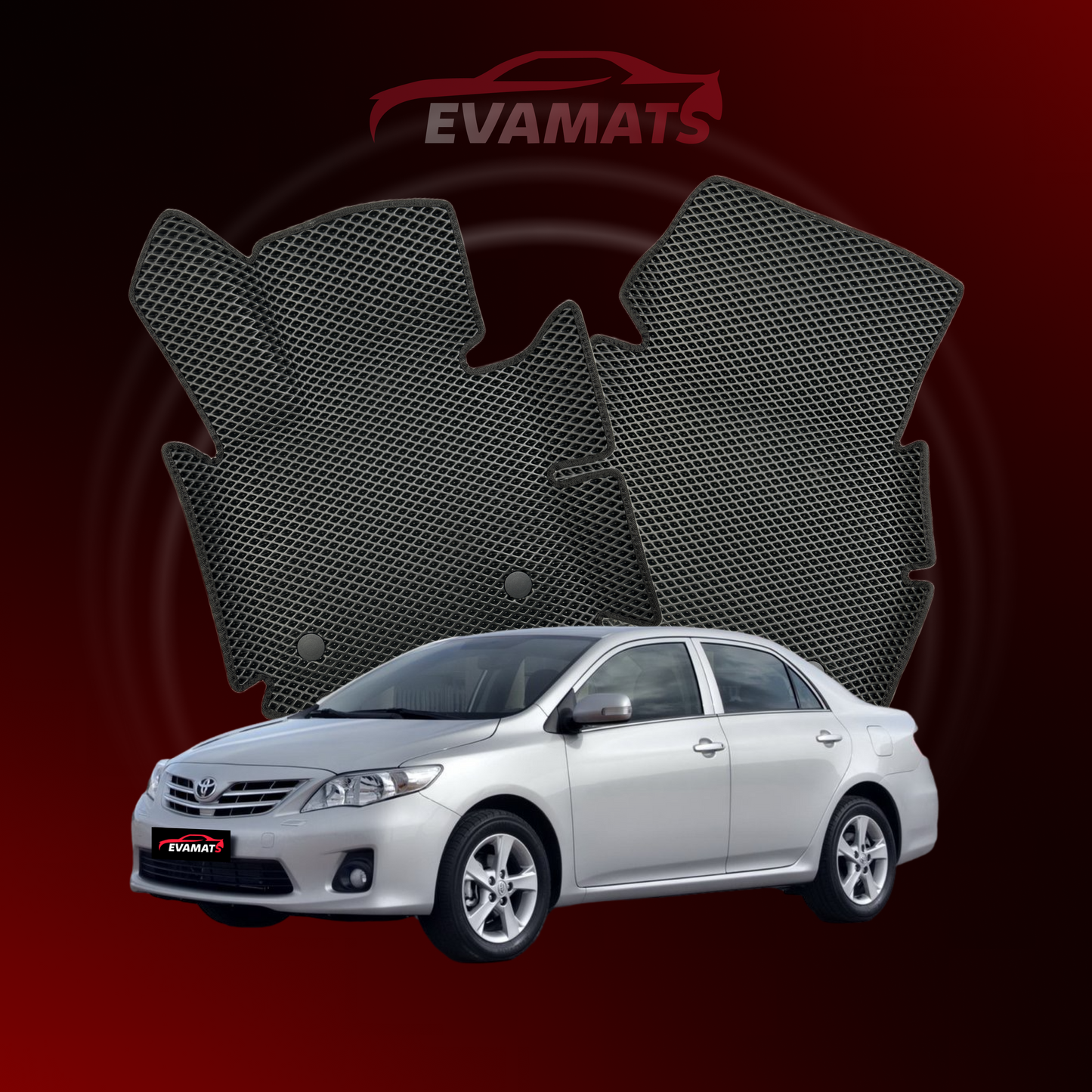 Автоковрики EVAMATS для Toyota Corolla 10 gen 2006-2013 SEDAN