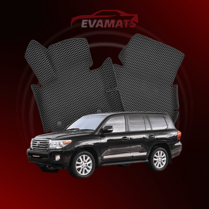 Dywaniki samochodowe EVAMATS do Toyota Land Cruiser 200 2 gen 2007-2021 rok SUV 5 drzwi